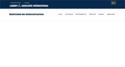 Desktop Screenshot of landry-int.com
